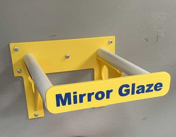 Wax Tin Holder Bracket Yellow