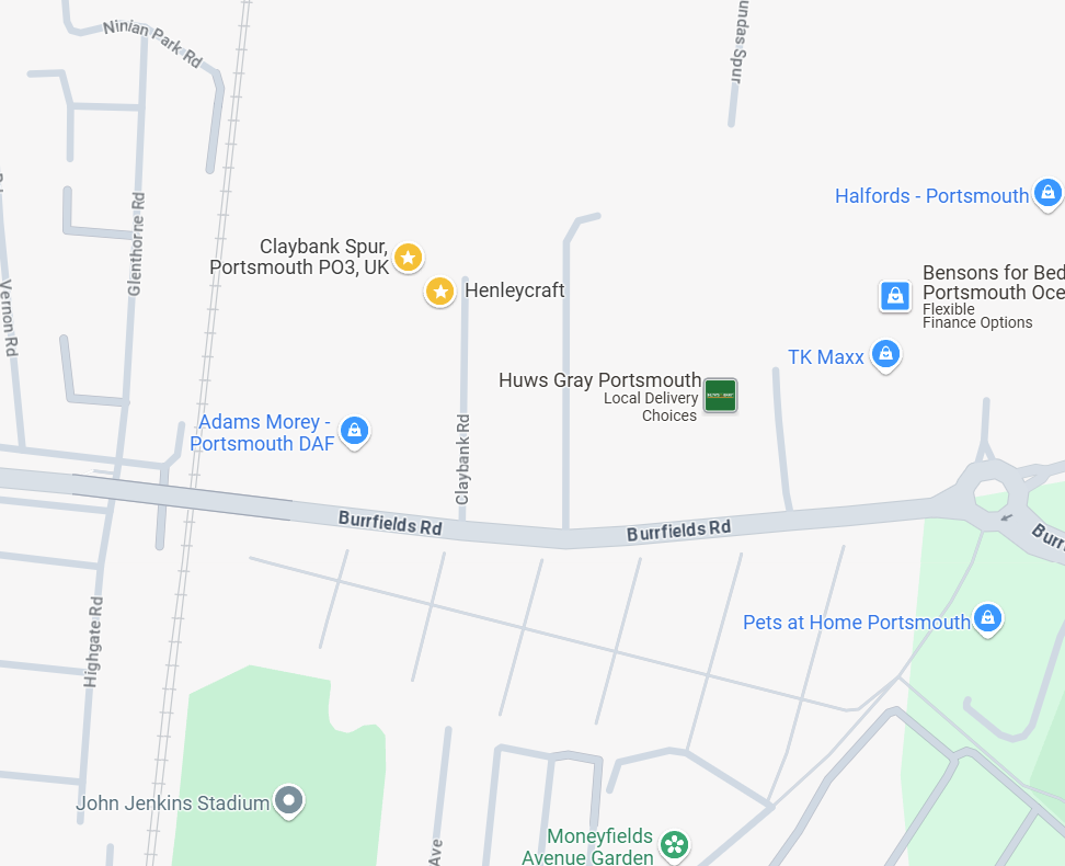 Henleycraft Location Map