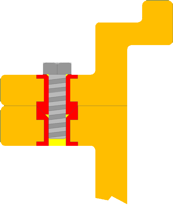 Mould Clamp Assembled Mould Cross Section