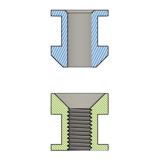 Threaded Female Clamp Set