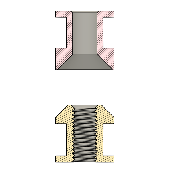 Threaded Male Clamp Set